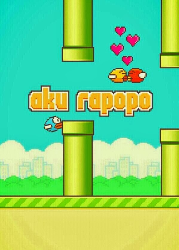 Flappy Bird versi #AkuRapopo