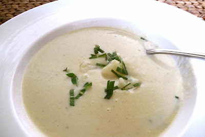 Sage & Gorgonzola Cauliflower Soup Recipe