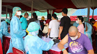 Cegah Covid-19 Pemkot Bekasi Lakukan Vaksin Massal di Stadion Patriot Chandrabhaga Bekasi 