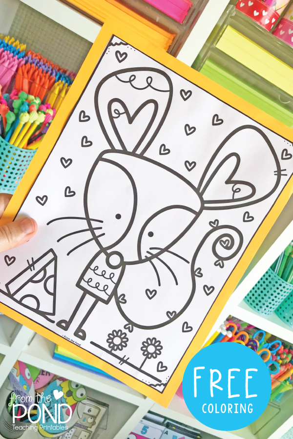 Mouse Coloring Page