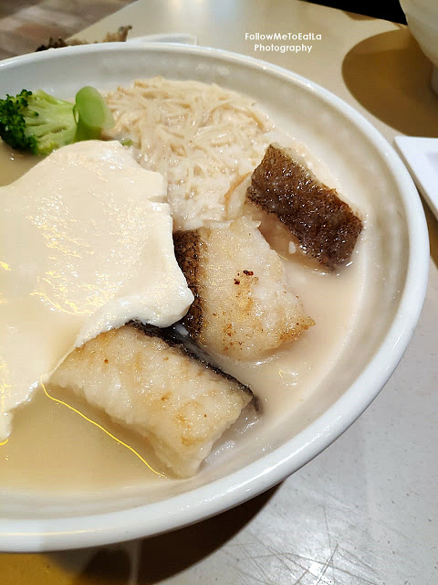 Flounder & Beancurd Pudding With Soaked Rice In Fish Soup + Spicy Cold Mixed Cucumber