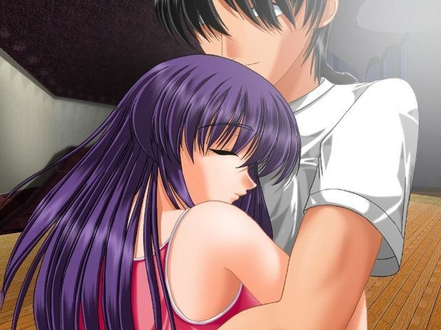 3D Anime Couples Hugging HD Wallpapers Free Download