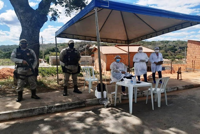Prefeitura de São Desidério instala barreira sanitária na entrada de Sítio Grande