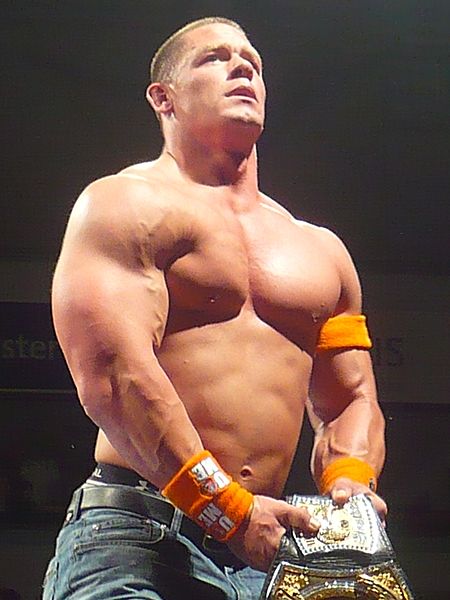 John Cena with WWE Championship belt