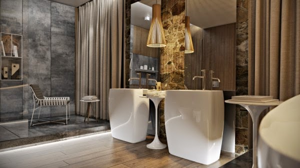 5 Luxury Bathrooms In High Detail