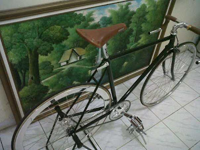 Sepeda Fixie Hitam Jadul