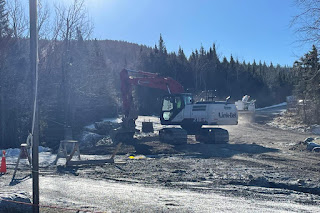 Saddleback Maine Road Repair Work