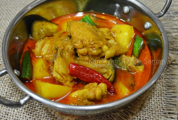 Ilham Dapur: Kari Ayam Tanpa Santan