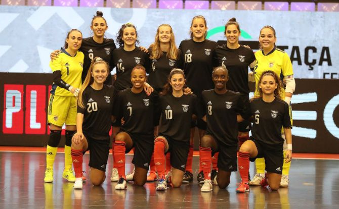 Benfica vencedor da Taça de Portugal 2019/20 em Futsal Feminino