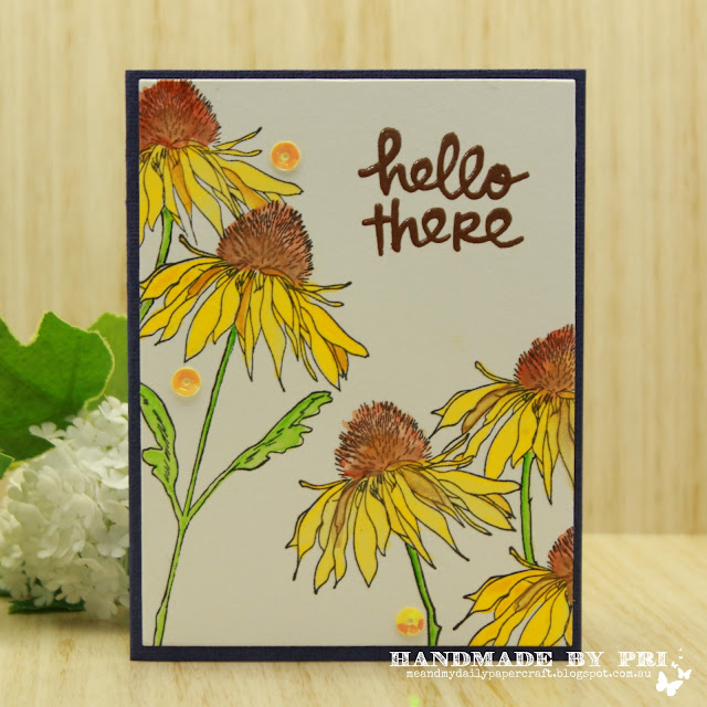 Me And My Daily Papercraft Blog - Handmade Card by Pri