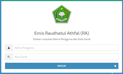 dapat Anda gunakan untuk melakukan login agar dapat mengerjakan semua tugas pendataan yang Alamat EMIS RA di emispendis.kemenag.go.id/emis_madrasah_ra