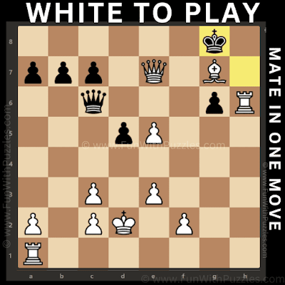 Chess Puzzle for Kids: White to Play and Checkmate in 1 Move