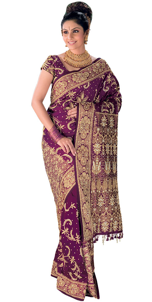 A saree sari or shari is a strip of unstitched cloth too extends based on