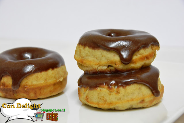 מיני דונאטס ללא טיגון mini donuts without frying