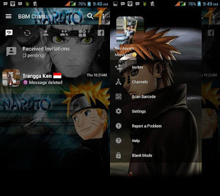 BBM MOD Anime theme Naruto V3.3.1.24 Apk