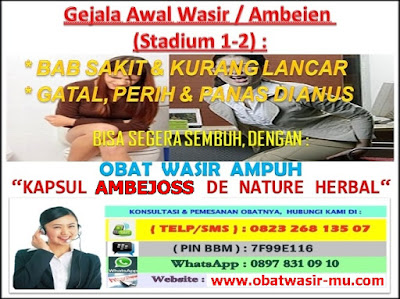 Jual Kapsul Ambejoss Obat Wasir Di Bantul (Telp/SMS) 081914906800 _ Gejala Wasir / Ambeien Stadium 1 - 2