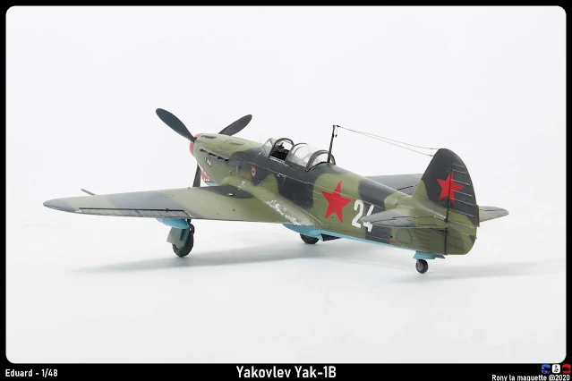 Maquette du Yak-1B de Eduard au 1/48.