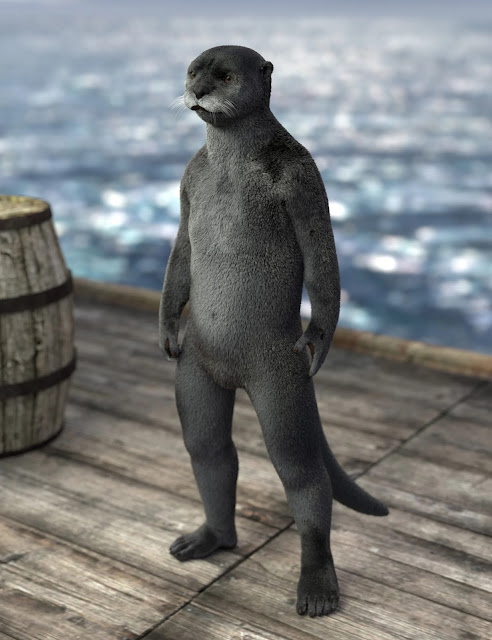 Oso Otter for Genesis 9: A Magical Addition to Your 3D Collection