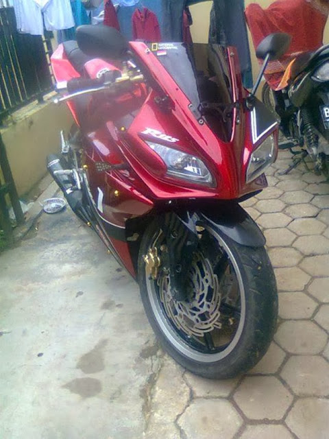 Foto Modif Vixion  Sport Elegan Model R125 Biaya Rp 11 