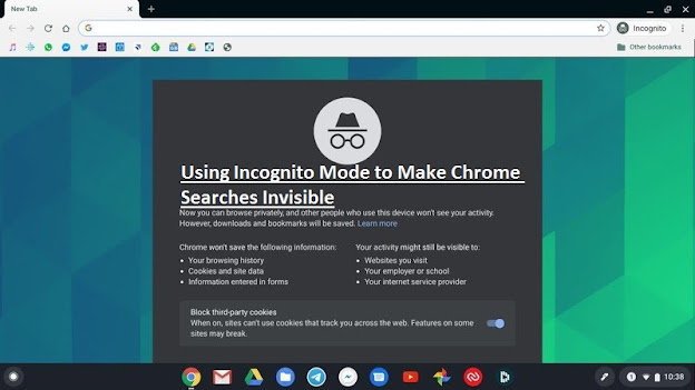 Using Incognito Mode to Make Chrome Searches Invisible