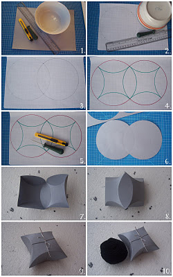 Reciclatex Cómo hacer una caja para regalo con círculos