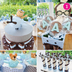 Teddy Bear Themed Baby Christening and Shower