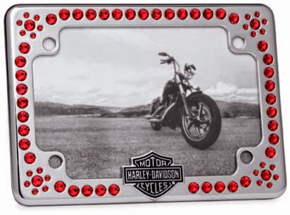 http://www.adventureharley.com/harley-davidson-picture-frame-red-bar-shield-logo-license-plate-frame