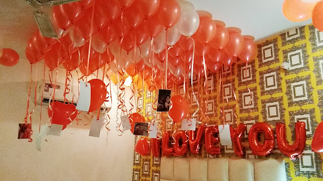 Balloon decoration in Jwala Heri at Home
