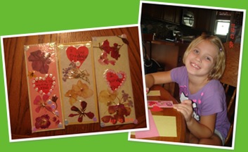 View flower bookmarks