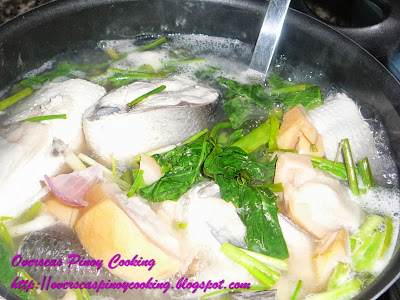 Sinigang na Bangus sa Santol - Cooking Procedure