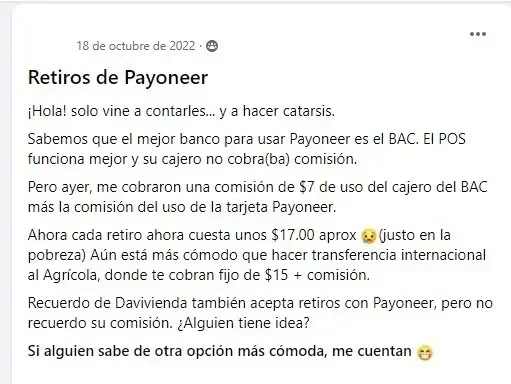 usar payoneer en el salvador