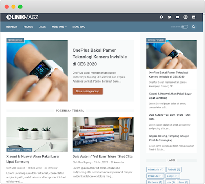 Template LinkMagz Terbaru