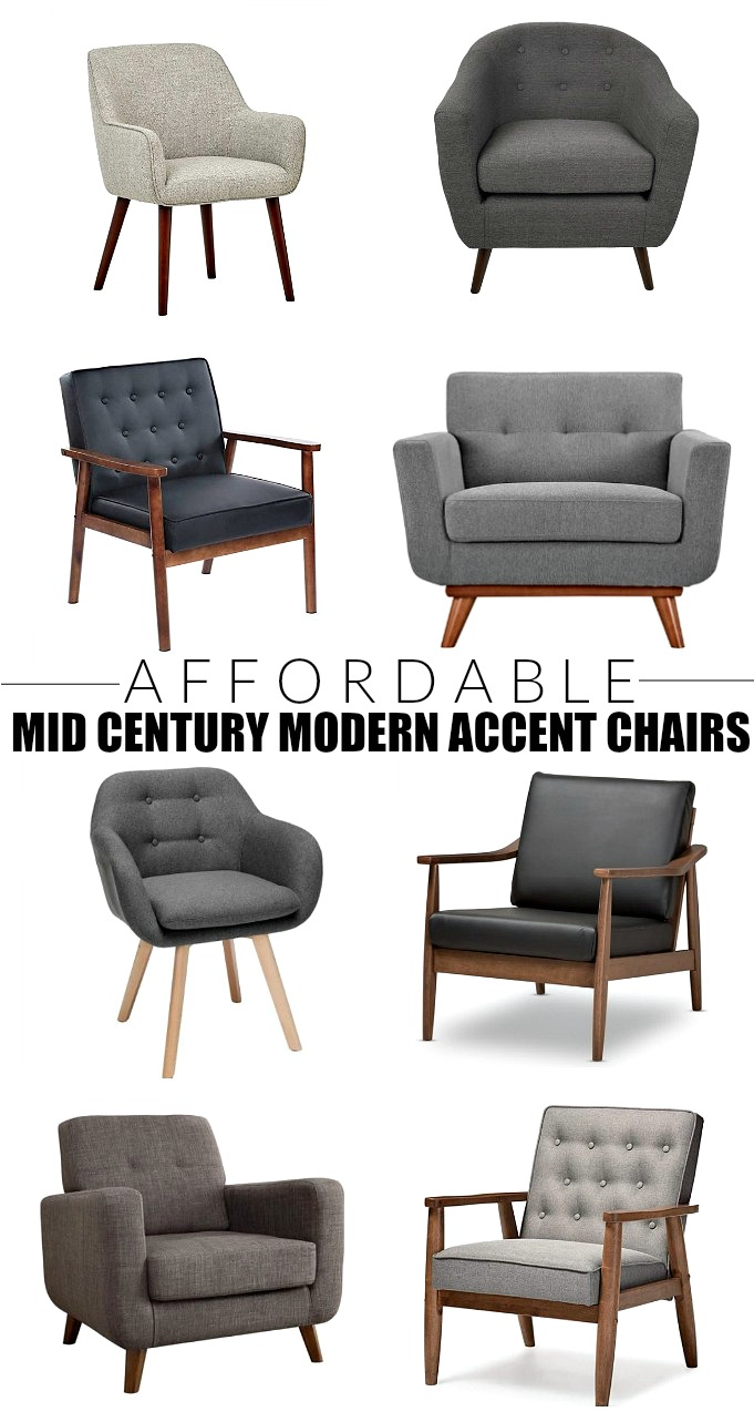 Stylish And Budget Friendly Mid Century Modern Accent Chairs Little House Of Four Creating A Beautiful Home