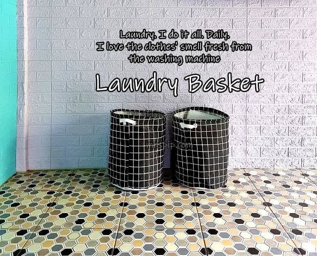 Foldable Laundry Basket Cantik Dan Murah