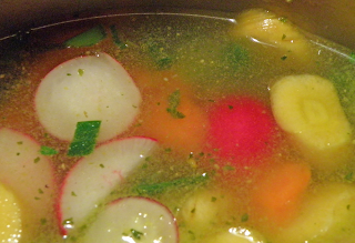 Veggies with Broth Added