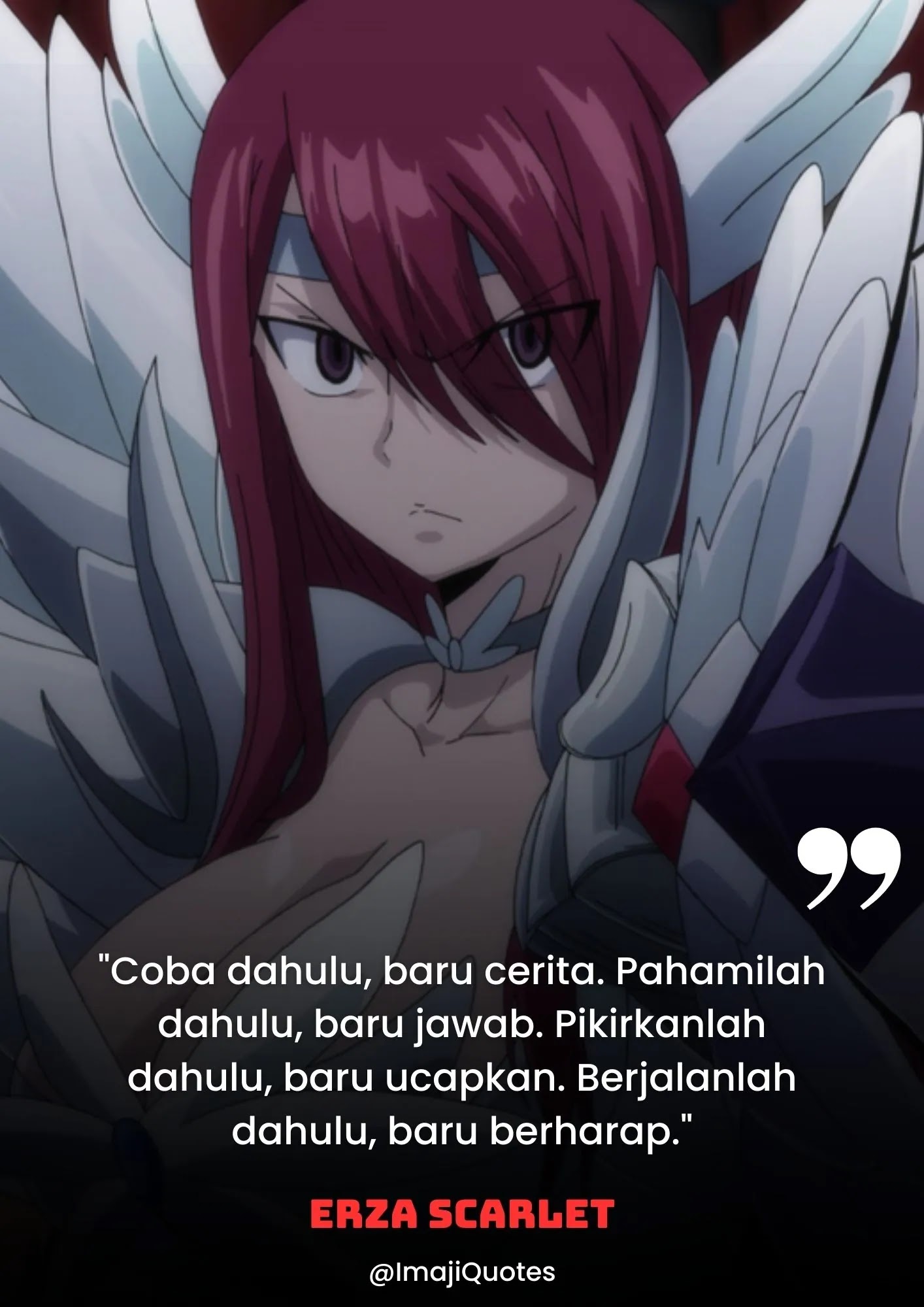 Kata Bijak Erza Scarlet (Fairy Tail)