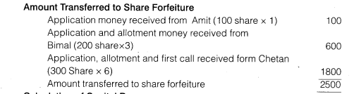 Solutions Class 12 Accountancy Part II Chapter -1 (Accounting for Share Capital)