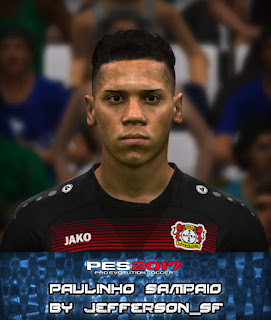 PES 2017 Faces Paulinho by Jefferson_SF