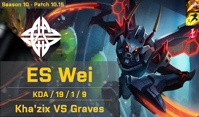 ES Wei Khazix JG vs Graves - KR 10.15