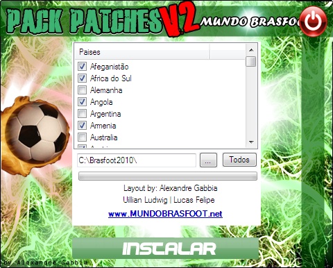 Baixar, Download, Super Pack de Patches, Super Pacote de patches, Todos Patches do Brsfoot 2010, Super Atualização, Mega Pack, Hyper Pack, 2000 times, 63 países,Grátis, Sem vírus, para, BF10, Brasfoot 2010