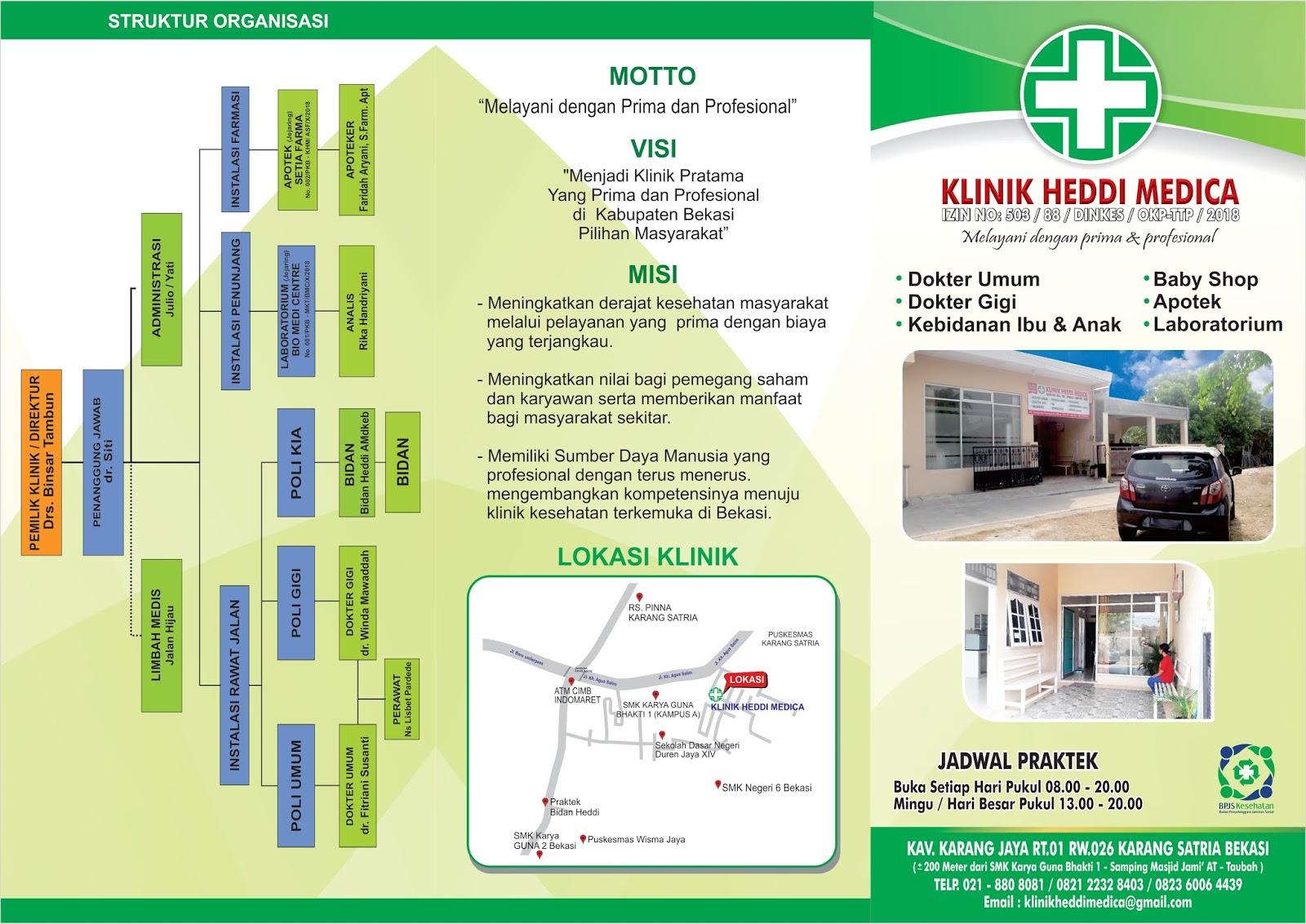 klinik Heddi Medica contoh brosur  Agen87