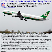 . CanadaMay 11, 2012: Boeing (NYSE: BA) and Taipeibased EVA Air today . (boeing eva air may dtn news)