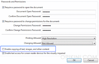 Memberi Password di File PDF