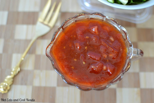 This summer tomato garlic salad dressing is perfect with lettuce salads, pasta salads and delicious drizzled over roasted vegetables! Skip the store bought stuff and make this instead!