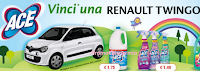 Logo Concorso ACE : Vinci una Renault Tingo SCe Life