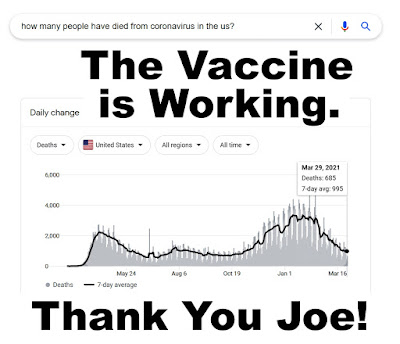 The Vaccine is Working - Thank You Joe - meme gvan42