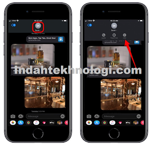 Cara Berbagi Lokasi di iphone Melalui iMessage [share and Send location on iphone]