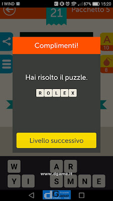 Mega Quiz soluzione pacchetto 5 livelli 21-25