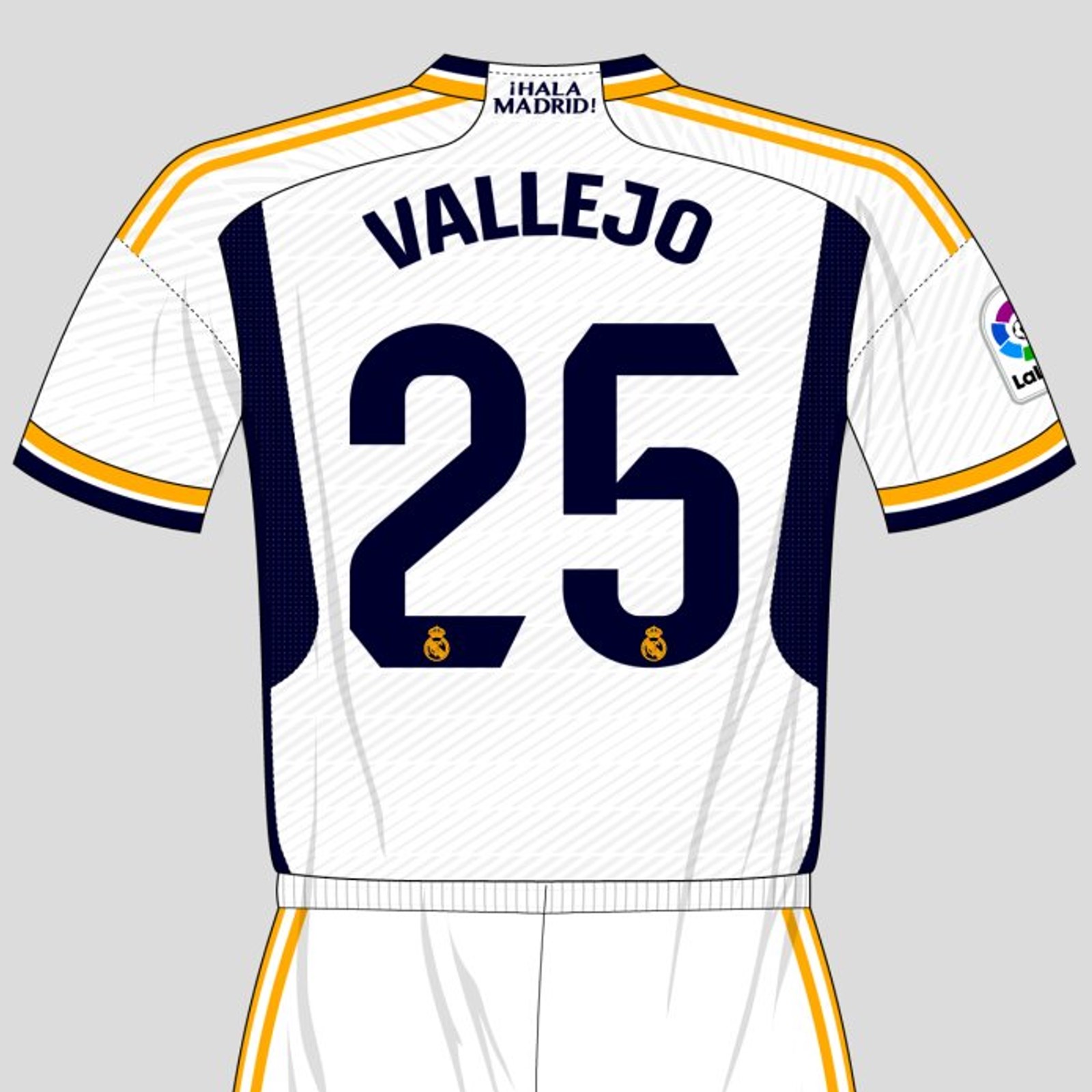 Vallejo is now listed with the number 25, leaving the 24 free for