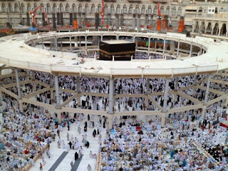 Masjid e Haram in Mecca  is the holiest mosque in Islam